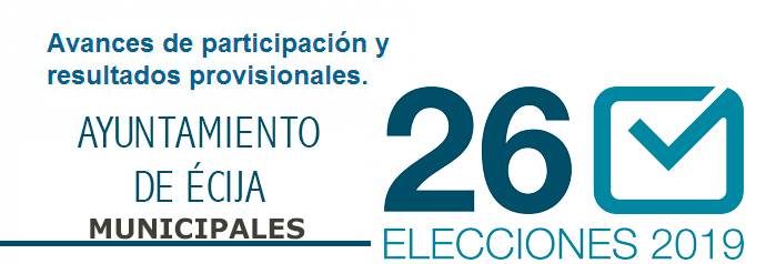 Elecciones Municipales 2019. Excmo. Ayuntamiento de Écija