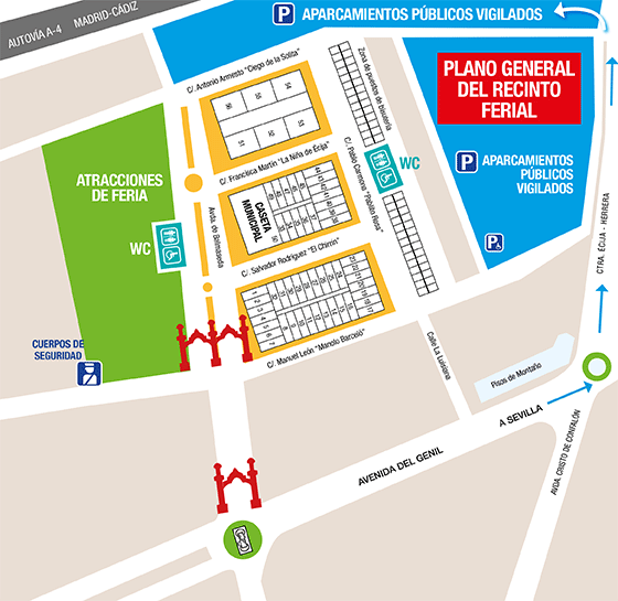 Plano Feria de Écija