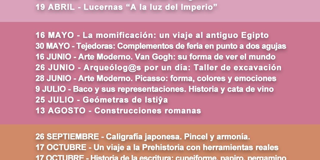 Talleres museo 2026