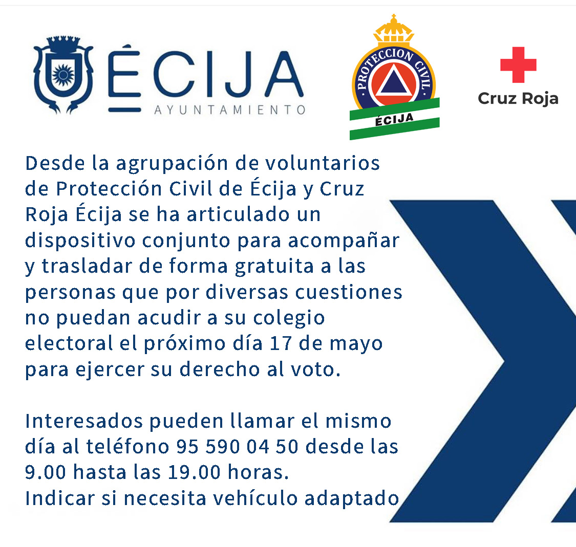 Servicio atención a personas para votar