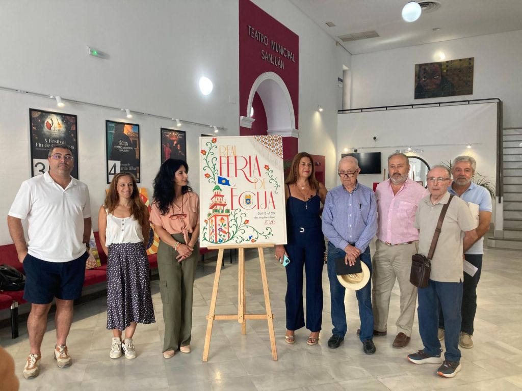 “La Ciudad de las Torres se viste de Feria”, de Luna Pérez Flores, cartel anunciador de la Real Feria de Écija 2026